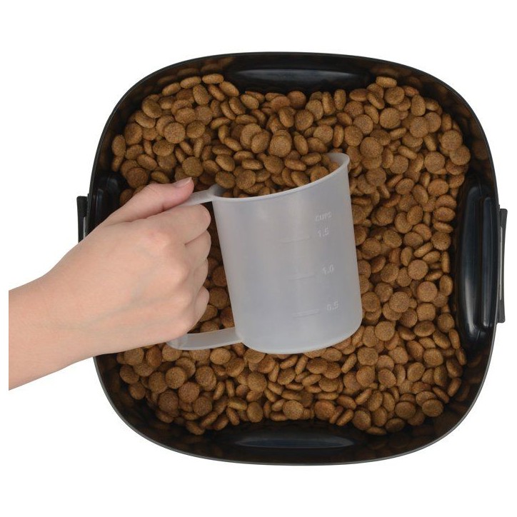 Bac a croquettes sous vide pour chiens - ZEUS - AV15 - Capacité 15 L