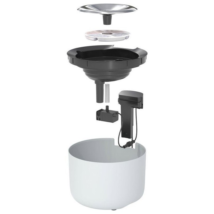 Fontaine a eau connectée pour chiens - ZEUS - Oasis Plus - Capacité 3 L - Purification UVC - Wi-Fi