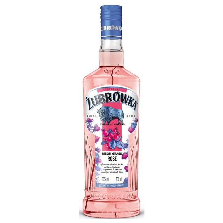 Zubrowka - Rosé - Vodka - Bison grass - 30,0% Vol. - 70cl