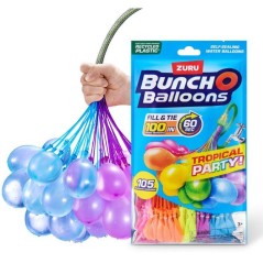 Bombes a eau - ZURU - Tropical Party - Pack de 3 grappes de 100 ballon