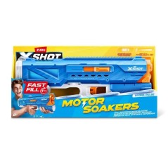 Pistolet a eau motorisé - ZURU - X-SHOT Hydra Pulse - Remplissage rapide - Batterie rechargeable - Portée 9 m - Réservoir 650