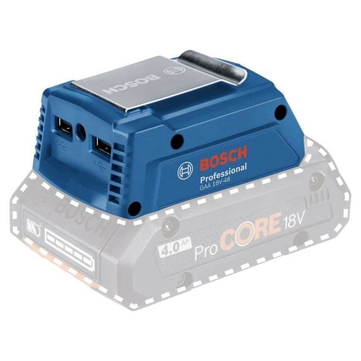 Batterie Bosch Professional Adaptateur de charge USB GAA 18V-48 - 06188000L6