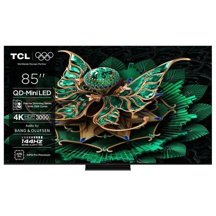 TCL 85C7K - TV QD-MiniLED 85 (215 cm) - 4K UHD - 144 Hz - 3000 Nits - Dolby Vision - Google TV - Bang&Olufsen - 4xHDMI 2.1 - WiF