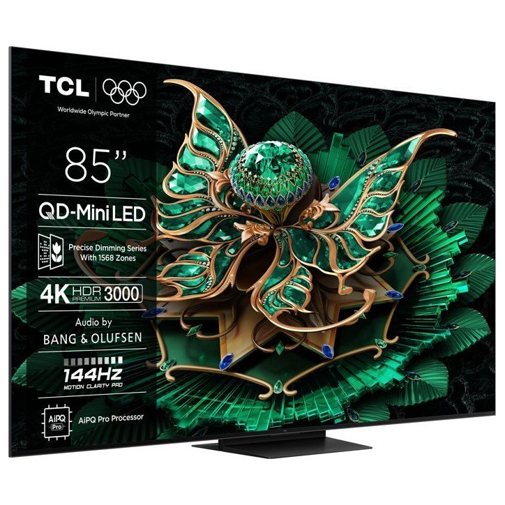 TCL 85C7K - TV QD-MiniLED 85 (215 cm) - 4K UHD - 144 Hz - 3000 Nits - Dolby Vision - Google TV - Bang&Olufsen - 4xHDMI 2.1 - WiF