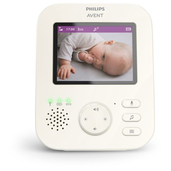 Écoute-bébé vidéo - PHILIPS - SCD882/26 - écran 2,8 pouces - vision nocturne - connexion sécurisée