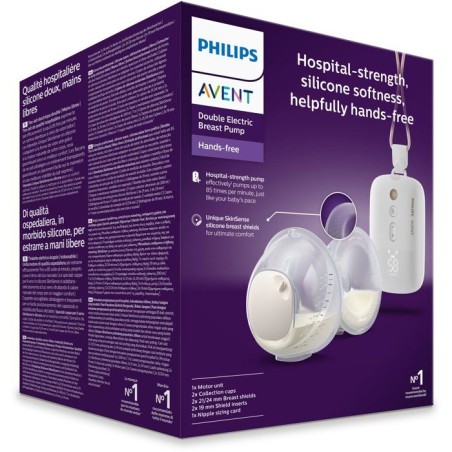 Tire-lait électrique double mains libres - PHILIPS - double pompage - mains libres - technologie naturelle