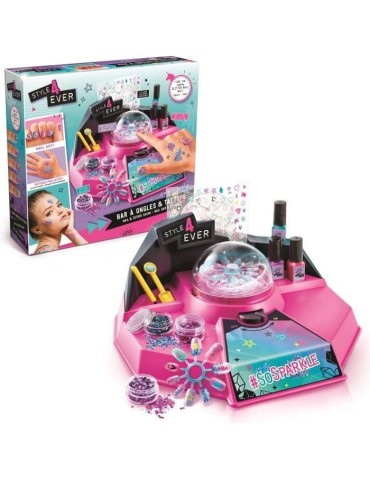 Canal Toys OFG 163 Style For Ever - Bar a ongles avec paillettes, tatoos, stickers