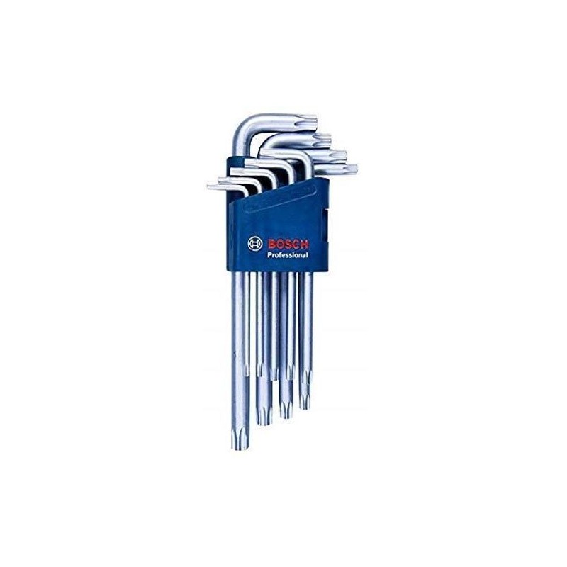 Bosch Professional - Set de 9 clés mâles pour vis Torx Bosch Professional - Set de 9 clés mâles pour vis Torx