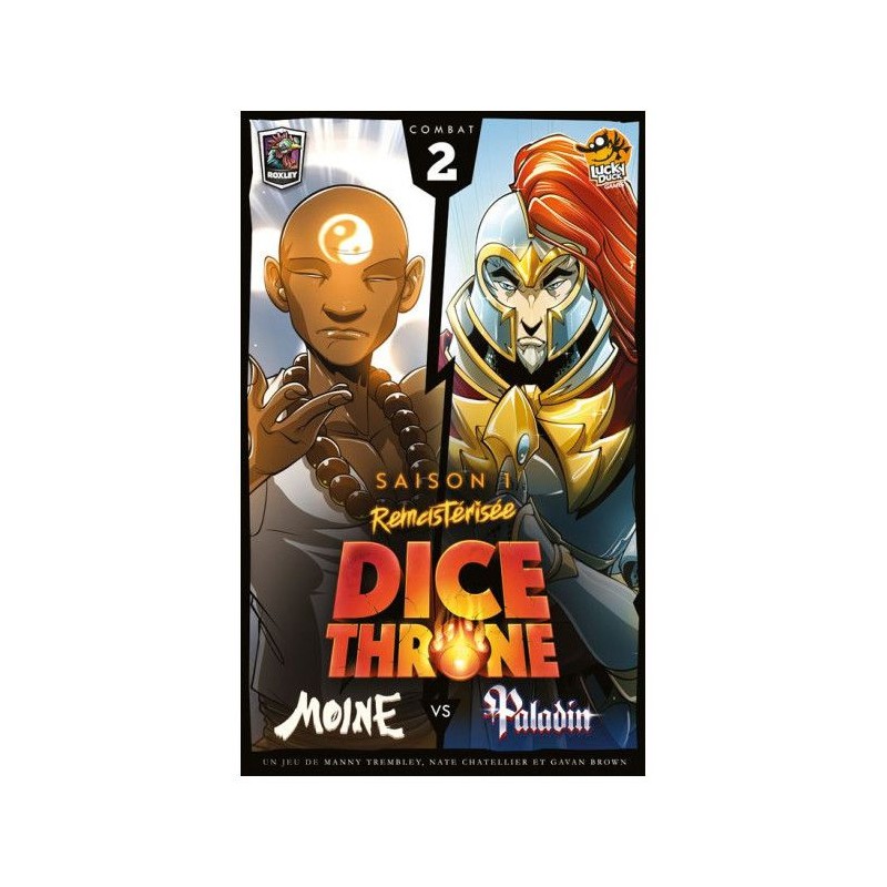 Dice Throne Saison 1 - Moine vs Paladin