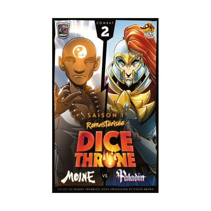 Dice Throne Saison 1 - Moine vs Paladin