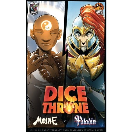 Dice Throne Saison 1 - Moine vs Paladin
