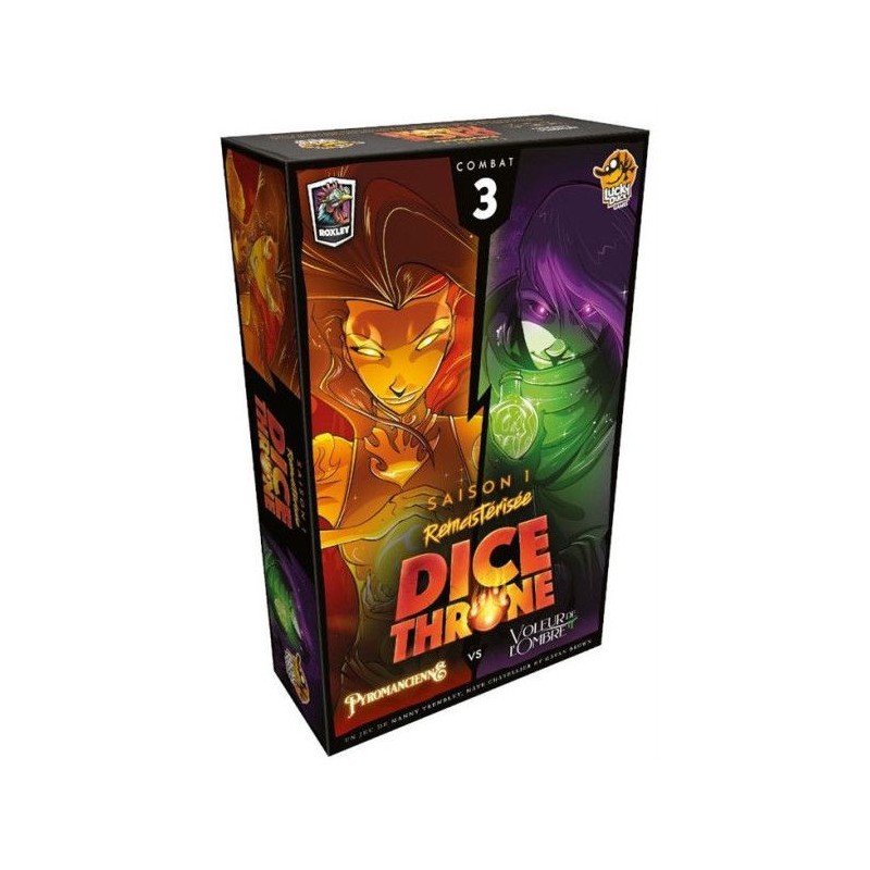 Dice Throne Saison 1- Pyromancienne VS Voleur de l'Ombre