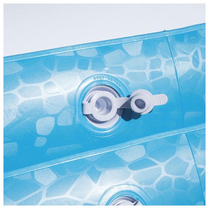 Piscine gonflable de luxe - BESTWAY - Enfant et famille - Bleu - 3 boudins - 305x183x56 cm