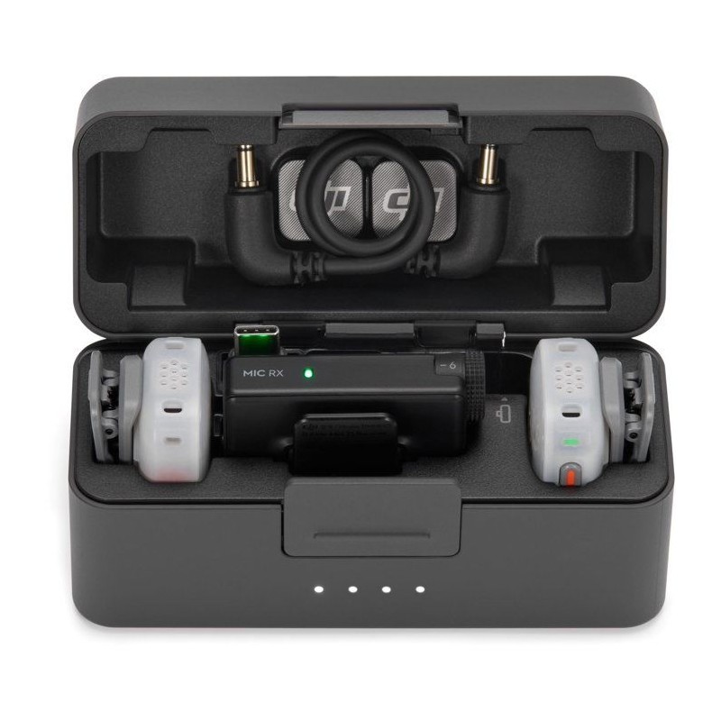 Microphone - DJI - Mic Mini 2S - 2 TX - 1 RX - Charging Case