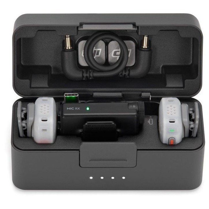 Microphone - DJI - Mic Mini 2S - 2 TX - 1 RX - Charging Case