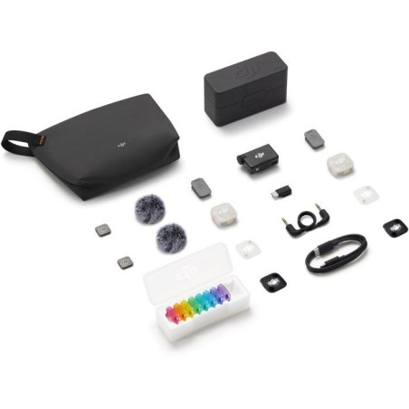 Microphone - DJI - Mic Mini 2S - 2 TX - 1 RX - Charging Case