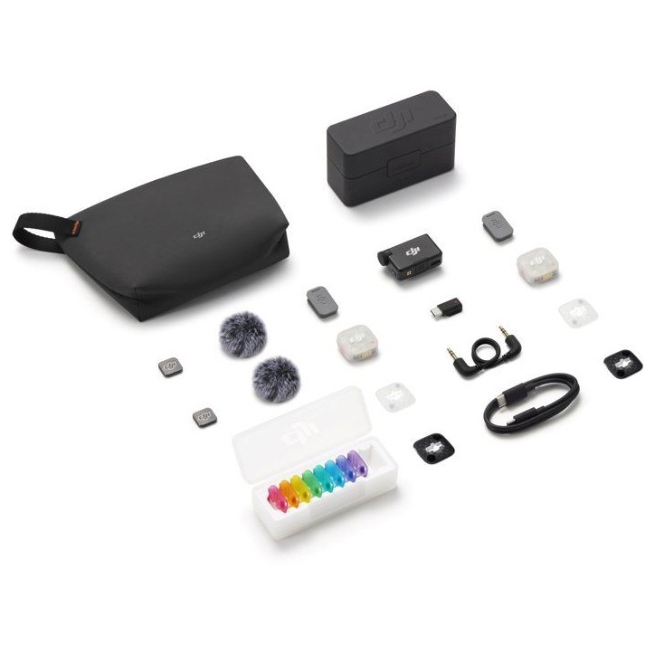 Microphone - DJI - Mic Mini 2S - 2 TX - 1 RX - Charging Case