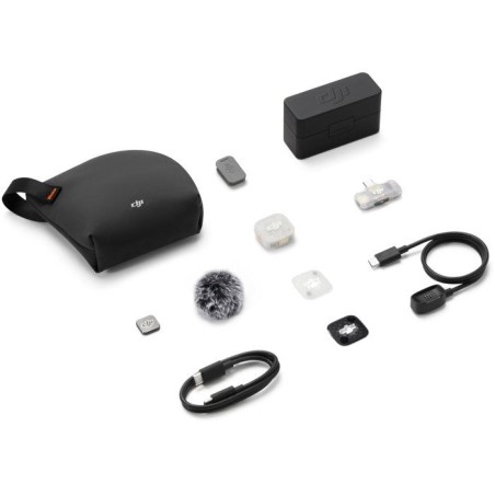 Microphone - DJI - Mic Mini 2S - 1 TX - Mobile RX - Charging Case