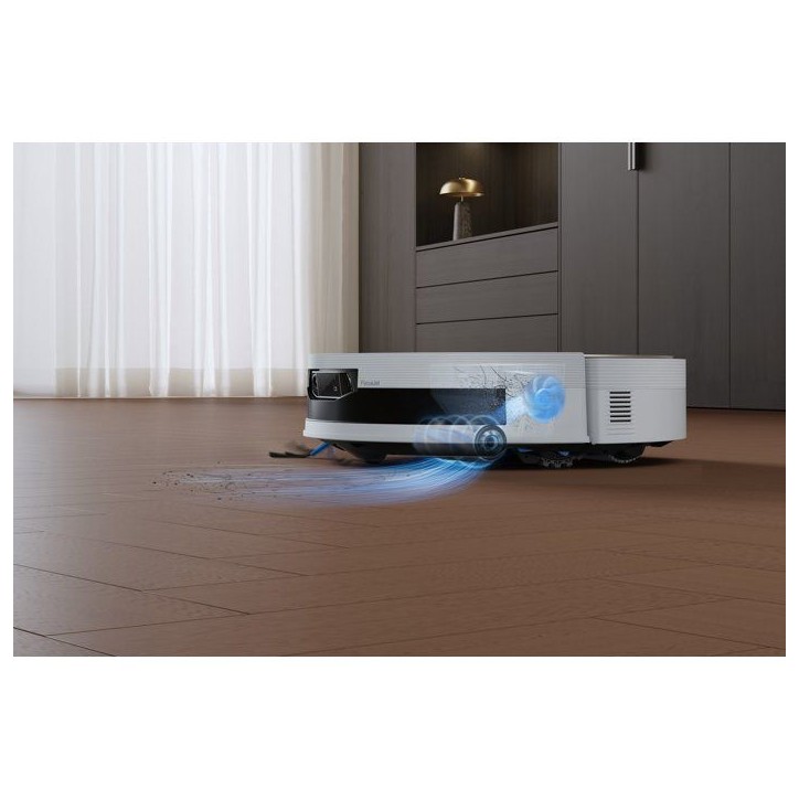Robot aspirateur laveur - ECOVACS - DEEBOT X12 PRO OMNI - Recharge PowerBoost Plus - Technologie BLAST