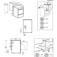 Piano de cuisson induction - ELECTROLUX - LKI640201X - 4 feux - 1 four