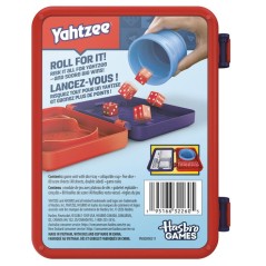 Yahtzee refresh, jeu de dés | gobelet repliable et boîtier de rangem