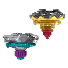 Beyblade X Dual Pack Calibur Samurai 6-70M BX et Obsidian Shell 3-85S