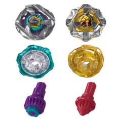 Beyblade X Dual Pack Calibur Samurai 6-70M BX et Obsidian Shell 3-85S