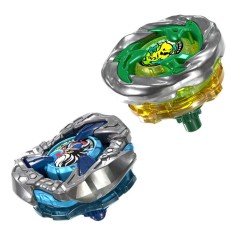 Beyblade X Dual Pack Circle Ghost 4-60LR UX et Hack Viking 4-55O UX, 2 toupies de combat Takara Tomy a rotation droite, des 8 