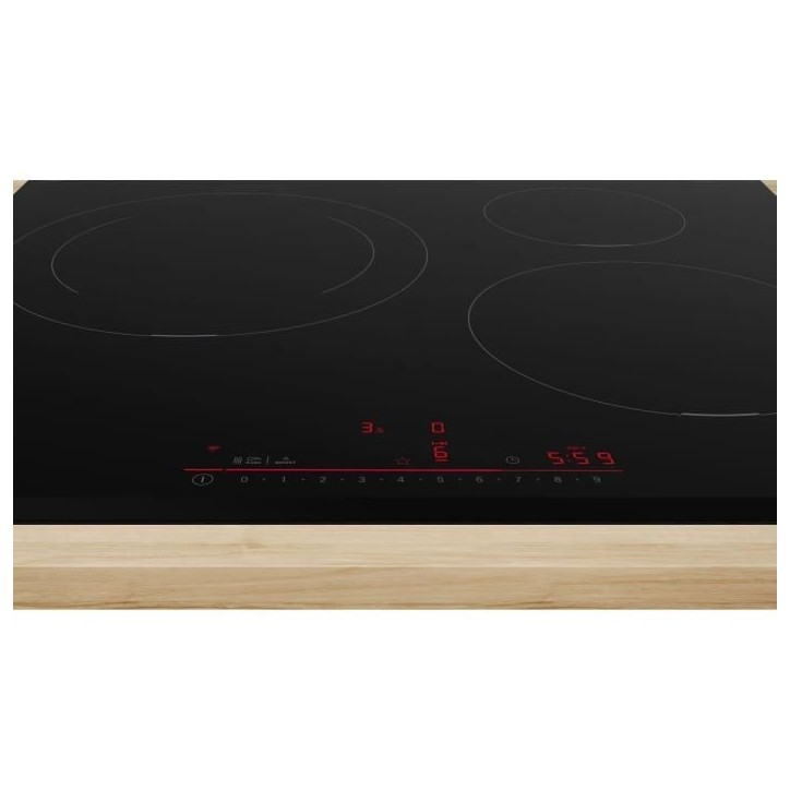 Table induction BOSCH - 3 foyers - L59 x P52 cm - PIJ631HB1E