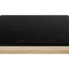 Table induction BOSCH - 3 foyers - L59 x P52 cm - PIJ631HB1E