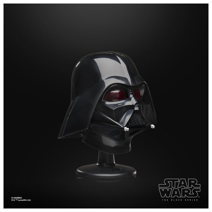 Mini casque de Dark Vador, piece de collection premium a l'échelle 15 cm, Star Wars : Un nouvel espoir, Star Wars The Black S