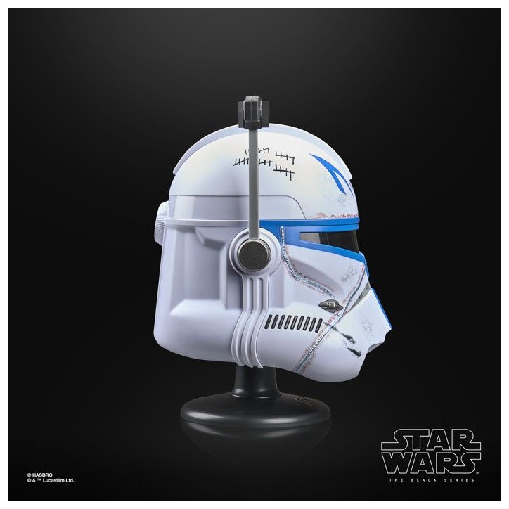 Star Wars The Black Series, Mini casque du capitaine Rex, piece de collection premium a l'échelle 15 cm, Star Wars: The Clone