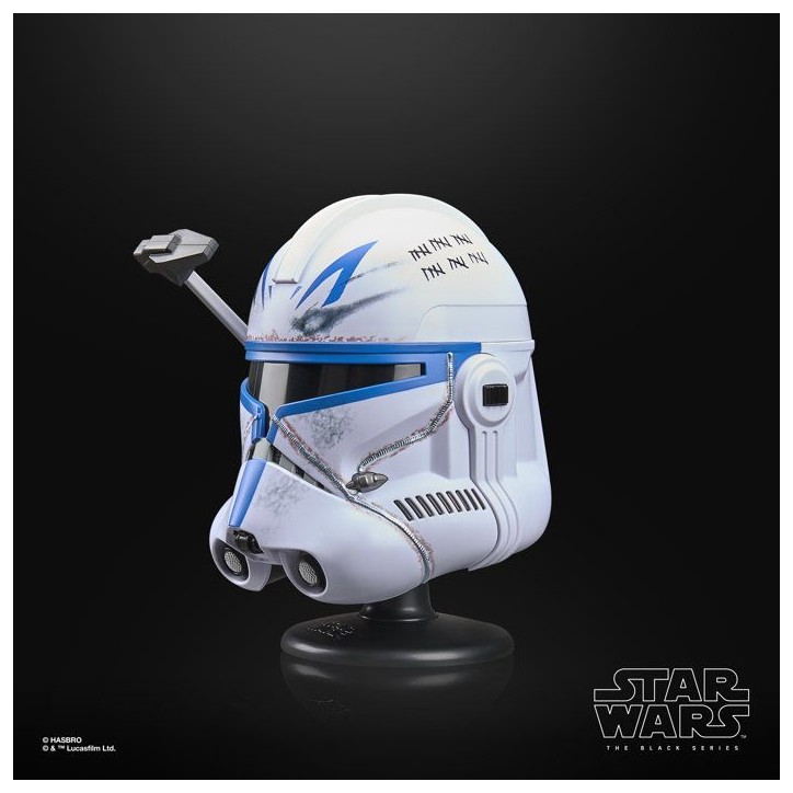 Star Wars The Black Series, Mini casque du capitaine Rex, piece de collection premium a l'échelle 15 cm, Star Wars: The Clone