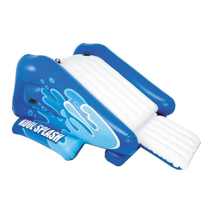 Toboggan gonflable - INTEX - Pour piscine enterrée - 6 ans et + - 333 x 206 x 117 cm
