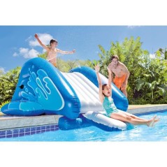 Toboggan gonflable - INTEX - Pour piscine enterrée - 6 ans et + - 333