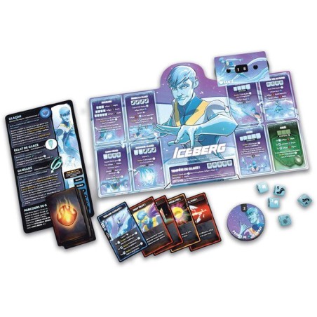 Dice Throne Marvel - Jeu de société - LUCKY DUCK GAMES - Iceman/Psylocke/Storm/Wolverine - 2 a 6 joueurs - Des 8 ans