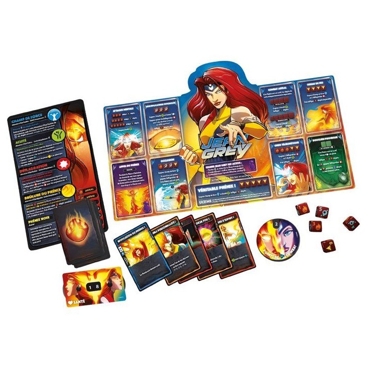 Dice Throne Marvel - Jeu de société - LUCKY DUCK GAMES - Cyclops/Gambit/Rogue/Jean Grey - 2 a 6 joueurs - Des 8 ans