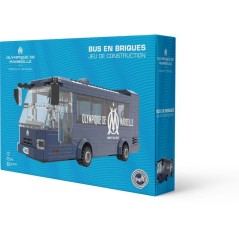 MEGABLEU - Jeu de construction - Bus en briques - Olympique de Marseil