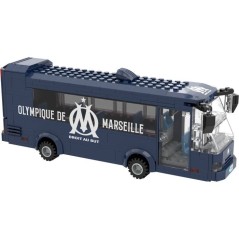 MEGABLEU - Jeu de construction - Bus en briques - Olympique de Marseil
