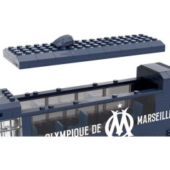 MEGABLEU - Jeu de construction - Bus en briques - Olympique de Marseil