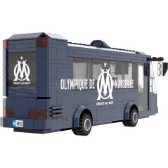 MEGABLEU - Jeu de construction - Bus en briques - Olympique de Marseil