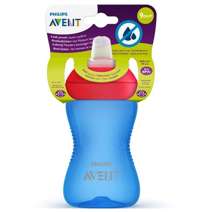 PHILIPS AVENT SCF802/01 Tasse a Bec Souple Bleu - 300ml
