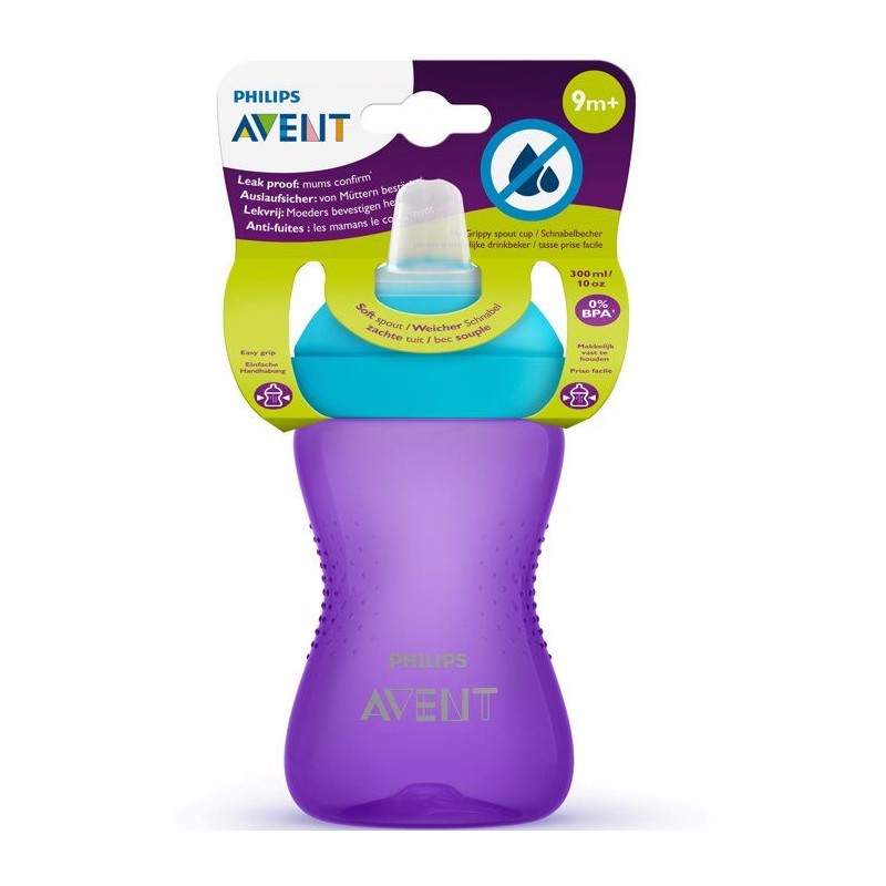 PHILIPS AVENT SCF802/02 Tasse a Bec Souple Violette 300ml