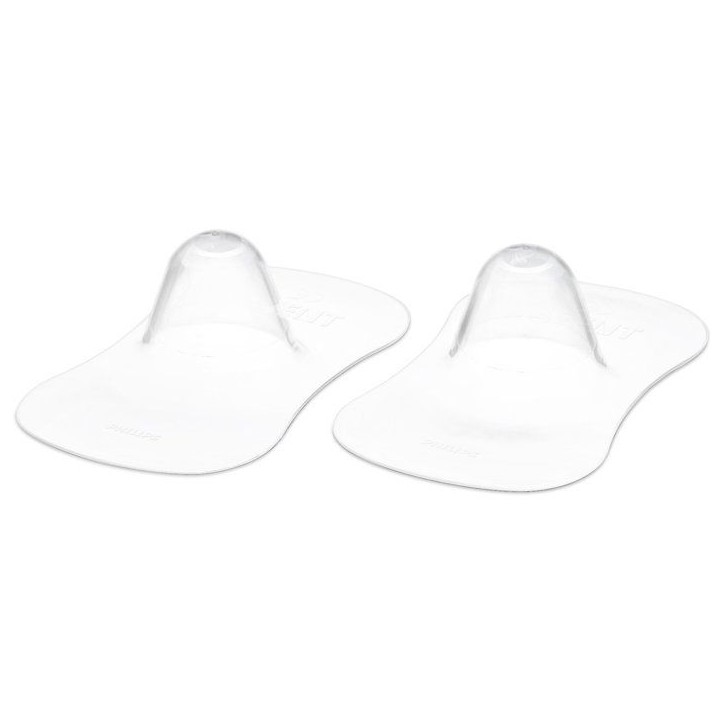 PHILIPS AVENT SCF153/01 Lot de 2 Bouts de seins - Petite taille 15 mm - Forme papillon