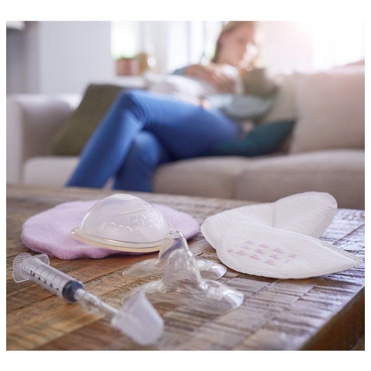 PHILIPS AVENT SCF153/01 Lot de 2 Bouts de seins - Petite taille 15 mm - Forme papillon