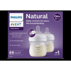 Lot de 2 Biberons Natural 3.0 PHILIPS AVENT SCY900/02 - 125 ml