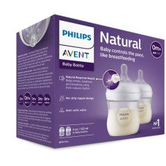 Lot de 2 Biberons Natural 3.0 PHILIPS AVENT SCY900/02 - 125 ml