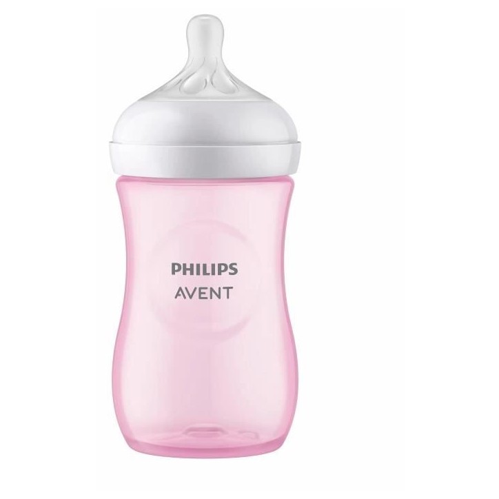 Biberon Natural 3.0 PHILIPS AVENT SCY903/11 - 260 ml - Rose