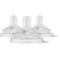 Lot de tétines - PHILIPS AVENT - SCY960/03 - débits 3, 4 et 5 - silicone - bout physiologique