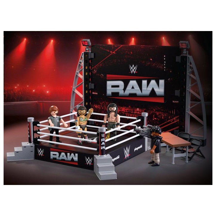 PLAYMOBIL 71956 WWE Coffret collector : Le ring